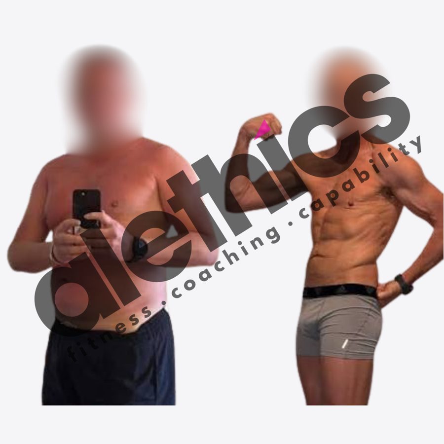 Vorher-Nachher-Transformation von Andreas