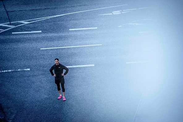 Alexander beim Training